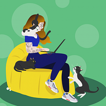 Meu projeto do curso: Ilustração vetorial estilizada com cor e personalidade. Projekt z dziedziny Trad, c, jna ilustracja, Projektowanie graficzne, Grafika wektorowa, Ilustracja c i frowa użytkownika Daniele Ferreira - 15.08.2023