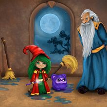 My project for course: Children’s Illustration with Procreate: Paint Magical Scenes I. Projekt z dziedziny Trad, c, jna ilustracja, Ilustracja c, frowa, Ilustracje dla dzieci, Malarstwo c, frowe i Książka obrazkowa użytkownika Kylie - 28.08.2023