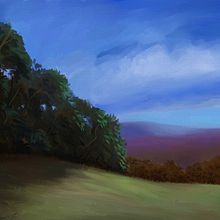 Meu projeto do curso: Pintura de paisagem a óleo com técnicas plein air. Fine Arts, Painting, and Oil Painting project by Romullo de Laia Silva - 09.03.2023