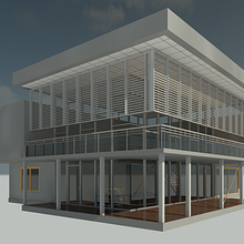 My project for course: 3D Architectural Design and Modeling with Revit. Un proyecto de 3D, Arquitectura, Arquitectura interior, Modelado 3D, Arquitectura digital y Visualización arquitectónica de Pramod Rai - 03.09.2023
