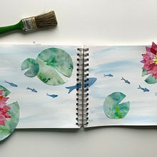 Mein Abschlussprojekt für den Kurs: Kreatives Sketching mit Aquarell für Anfänger. Traditional illustration, Sketching, Creativit, Drawing, Watercolor Painting, and Sketchbook project by Myriam - 09.03.2023