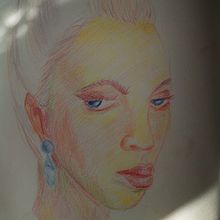 My project for course: Vibrant Portrait Drawing with Colored Pencils. Drawing, Portrait Drawing, Sketchbook, and Colored Pencil Drawing project by petrovic_rada - 09.03.2023