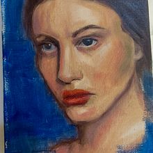 Meu projeto do curso: Retrato expressivo a óleo: explore a técnica alla prima. Fine Arts, Painting, and Oil Painting project by Soraya Marx - 08.03.2023