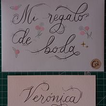 Mi proyecto del curso: Fundamentos de las florituras en la caligrafía inglesa. Calligraph, Lettering, H, and Lettering project by cora_frigula - 08.03.2023