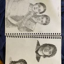 Meu projeto do curso: Sketchbook de retratos com lápis grafite. Projekt z dziedziny  Sztuki piękne, Sketching,  R, sunek, Portret i Sketchbook użytkownika jordanacolombaroli - 03.09.2023