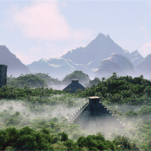 My project for course: Surreal Fantasy Landscapes in 3D. 3D, 3D Animation, and 3D Modeling project by Ian Frederick - 09.04.2023