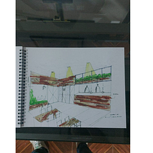 Mi proyecto del curso: Introducción al dibujo arquitectónico a mano alzada. Architecture, and Architectural Illustration project by Jennifer Pacheco Rojas - 08.30.2023