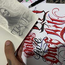 Meu projeto do curso: Lettering para tatuagem. Projekt z dziedziny  Kaligrafia, T, pografia i Projektowanie tatuaż użytkownika Ítalo Henrique - 05.09.2023