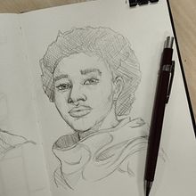 Meu projeto do curso: Caderno de retratos: explore o rosto humano. Sketching, Drawing, Portrait Drawing, Artistic Drawing, and Sketchbook project by Victor Dias dos Santos - 08.14.2023
