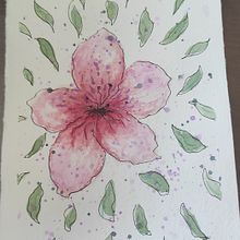 My project for course: Artistic Floral Watercolor: Connect with Nature. Traditional illustration, Painting, Watercolor Painting, and Botanical Illustration project by Lucy Lenzi - 09.05.2023