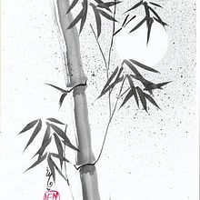 Meu projeto do curso: Introdução à pintura sumi-ê. Un progetto di Illustrazione tradizionale, Belle arti, Pittura, Disegno e Illustrazione con inchiostro di Vera Elenita Medeiros - 06.09.2023