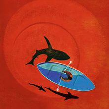 Bloody Red Sea. Un proyecto de Ilustración tradicional y Bellas Artes de Susie Ang - 06.09.2023