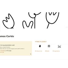 Una carta de presentación para añadir a mi CV y portfolio. Projekt z dziedziny Tworzenie stron internetow i ch użytkownika Alba Ramos Cortés - 08.09.2023