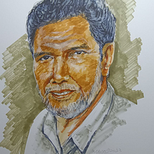 My project for course: Intro to Portrait Sketching: Draw in Real-Time. Sketching, Drawing, Portrait Drawing, Ink Illustration, and Colored Pencil Drawing project by Mohd Yusoff Sahab - 09.03.2023