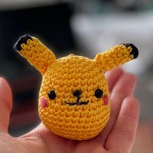 Pikachu. Amigurumi project by Marta Sánchez - 09.08.2023