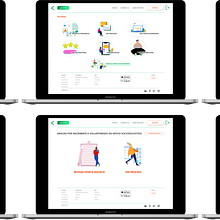 VOLONTA, Responsive Web Design UX/UI Case study. Un progetto di UX / UI, Web design, Design per smartphone, Design digitale, Design, Stor e telling di angie_ar - 08.09.2023