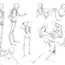 Mi proyecto del curso: Dibujo anatómico para principiantes. Een project van  Beeldende kunst,  Schetsen, Tekening met potlood,  Tekening, Realistische tekening y Anatomisch tekenen van Hector Piñango - 03.09.2023