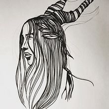 Orphea/Eurydice. Traditional illustration project by Alia - 02.20.2022