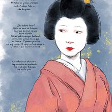 Extracto de Geishas Rivales.. Traditional illustration, and Comic project by Paumopi - 09.09.2023