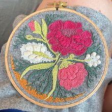 My project for course: Embroidery Technique with the Back Stitch. Projekt z dziedziny  Haft, Wzornictwo tekst i liów użytkownika Paula Schramm - 09.09.2023