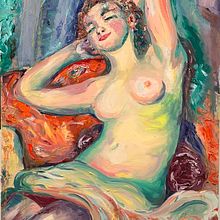 My project for course: Oil Painting: Explore Creative Portraiture Ein Projekt aus dem Bereich Bildende Künste, Malerei, Porträtzeichnung und Ölmalerei von lipenco - 10.09.2023