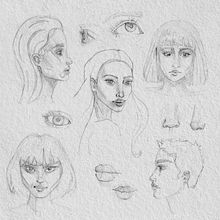 Mi proyecto del curso: Sketchbook de retrato: explora el rostro humano Ein Projekt aus dem Bereich Skizzenentwurf, Zeichnung, Porträtzeichnung, Artistische Zeichnung und Sketchbook von Isabel Picos - 11.09.2023