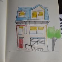 Mi proyecto del curso: Dibujo arquitectónico expresivo con marcadores de colores. Een project van  Schetsen,  Tekening,  Architecturale illustratie, Sketchbook y  Illustratie met inkt van Daniel lucas - 11.09.2023
