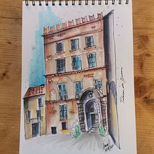 Il mio progetto del corso: Disegno architettonico espressivo con pennarelli colorati. Sketching, Drawing, Architectural Illustration, Sketchbook & Ink Illustration project by Lorenza Cambioli - 09.11.2023
