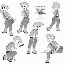 Il mio progetto del corso: Character design per animazione con Photoshop. Projekt z dziedziny  Animacja, Projektowanie postaci i Animacja postaci użytkownika Sabrina Marzulli - 11.09.2023