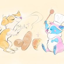 Tada !! . Traditional illustration, Character Design, Arts, Crafts, Painting, Sketching, Drawing, and Concept Art project by Manon Moreau - 09.11.2023