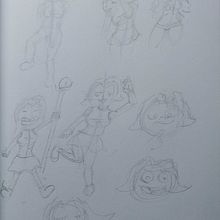 Mi proyecto del curso: Diario de dibujo: crea personajes fantásticos. Character Design, Sketching, Pencil Drawing, Drawing, and Sketchbook project by Andrés Chavarría - 09.12.2023