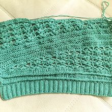 Il mio progetto del corso: Introduzione alle righe accorciate per capi all'uncinetto. Design de moda, Tecido, DIY, e Design têxtil projeto de emanuela sanzogni - 12.09.2023