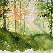My project for course: Dreamy Watercolor Landscapes: Paint with Light. Painting, and Watercolor Painting project by sophie.herbert - 09.12.2023