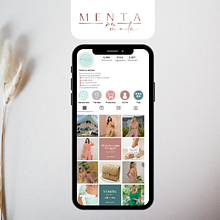 Diseño de feed de Instagram para marca de moda. Graphic Design, Marketing, Social Media, Instagram, Digital Design, and Social Media Design project by rossana lopez - 09.12.2023