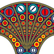 Lotus Soutache. Design, Traditional illustration, Advertising, Art Direction, Design Management, Graphic Design, Pattern Design, Vector Illustration, Creativit, Drawing, Digital Illustration, Concept Art, Artistic Drawing, Digital Design, Digital Drawing, and Color Theor project by DAM LAB - 09.12.2023