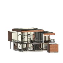 Mi proyecto del curso: Diseño y modelado arquitectónico 3D con Revit. Un proyecto de 3D, Arquitectura, Arquitectura interior, Modelado 3D, Arquitectura digital y Visualización arquitectónica de Obiel Zamilpa Soto - 09.09.2023