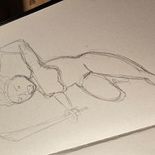 My project for course: Character Creation from Observational Drawings. Traditional illustration, Character Design, Drawing, and Sketchbook project by Robert - 09.12.2023