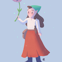 Wren - Character design. Digital Illustration, and Character Design project by Guenevere B. - 09.08.2023