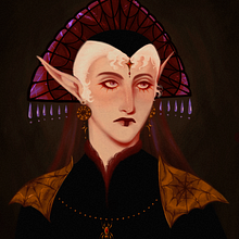 Spider Queen Ein Projekt aus dem Bereich Traditionelle Illustration, Digitale Zeichnung und Concept Art von Savannah Burnett - 06.09.2023