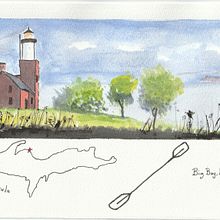 My project for course: Watercolor Travel Journal. Traditional illustration, Watercolor Painting, Architectural Illustration, and Sketchbook project by barrylsky - 09.13.2023