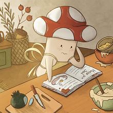 Mi proyecto del curso: El libro de recetas de Pot . Projekt z dziedziny Projektowanie postaci, Grafika ed, torska, Pisanie,  R, sunek, Stor, board, Ilustracje dla dzieci, Narracja, Kreat, wne pisanie, Literatura dziecięca, Ilustracja c i frowa użytkownika manuelaurrea10 - 11.09.2023