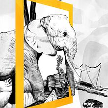 Overheard Journeys. Ink Illustration project by suryaarajanart - 07.13.2023