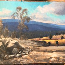 My project for course: Landscape Oil Painting . Fine Arts, Painting, and Oil Painting project by Christopher Vidal - 09.13.2023
