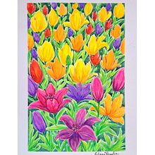 My project for course: Creation of Color Palettes with Watercolor. Projekt z dziedziny Trad, c, jna ilustracja,  Sztuki piękne,  Malarstwo, Malowanie akwarelą i Teoria barw użytkownika Juliana Buglia - 16.09.2023