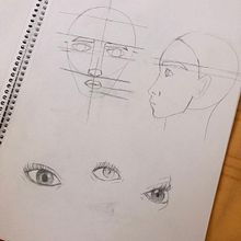 Meu projeto do curso: Caderno de retratos: explore o rosto humano. Projekt z dziedziny Sketching,  Rysunek, Portrety,  Rysunek artystyczny i Sketchbook użytkownika Brenda H. Castro - 16.09.2023