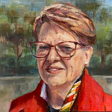 Mi proyecto del curso: Retrato con pintura al óleo: explora la luz y las sombras. Un proyecto de Bellas Artes, Pintura y Pintura al óleo de Mónica Torralba - 16.09.2023