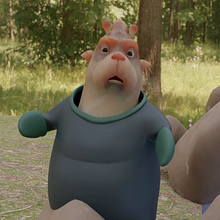 My project for course: Animating 3D Cartoon Characters in Blender. Projekt z dziedziny 3D,  Animacja, Animacja postaci i Animacje 3D użytkownika Recep Selim Özer - 14.09.2023