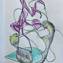 Mein Abschlussprojekt für den Kurs: Tägliches Sketching für kreative Inspiration. Traditional illustration, Sketching, Creativit, Drawing, and Sketchbook project by marulla - 09.17.2023