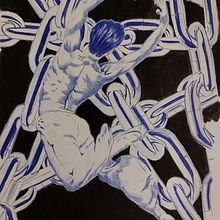 Bailarin . Traditional illustration project by Toni Martinez Morales - 09.17.2023