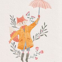 My project for course: Delicate Watercolors for Narrative Illustration. Traditional illustration, Watercolor Painting, and Children's Illustration project by Claudia Valencia - 09.17.2023